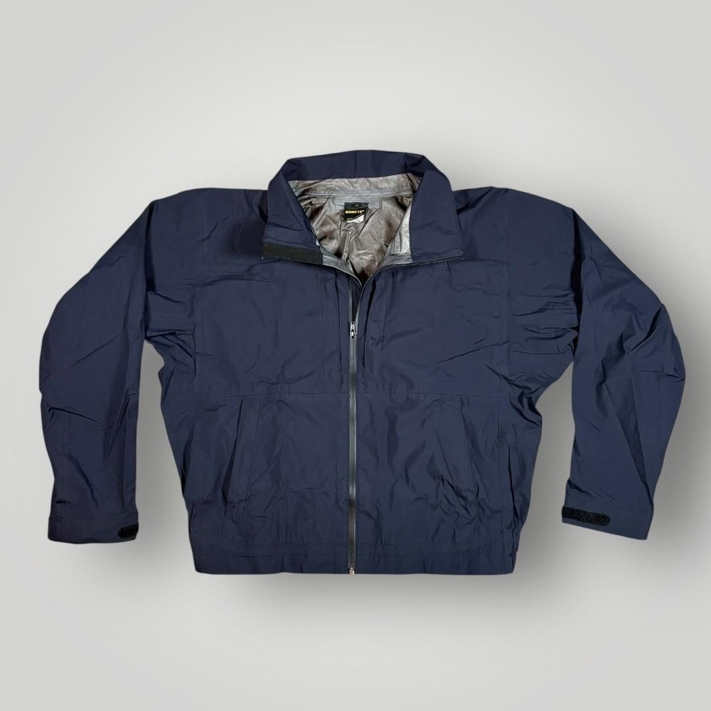 Forum GORE-TEX Jacket‎ Mens XL Blue Windbreaker Waterproof Rain Hiking Made USA